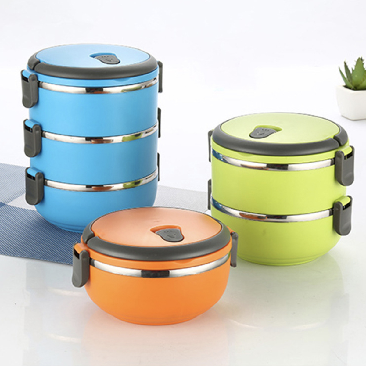 Round Thermal Lunch Box